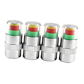 JECOMPRIS 4pcs Sensor Tire Air Tire Pressure Cap Car Tyre Pressure Monitor Tire Valve Stem Caps Tire Gauge Caps Car Monitoring Sensor Indicator Tire Pressure Sensor Tires Dust Cap