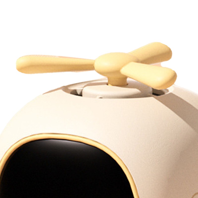 Aroma Diffuser Digital Display Low Noise Rotatable Blade Cute Shape