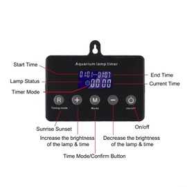 Cloudpower Aquarium Light Timer Dimmer Lighting Timer Controller Adjustment Fish Tank Aquarium Controller