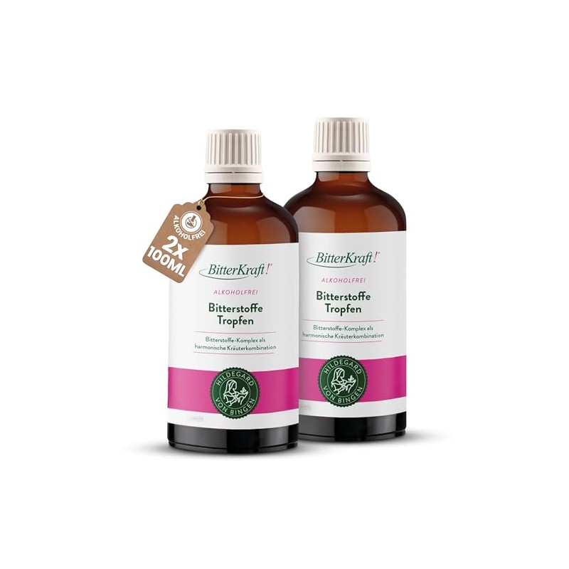 BitterKraft! Original Organic Bitter Drops Alcohol-Free 2 x 100 ml