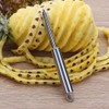 SimpleLife W Shape Stainless Steel Pineapple Eye Peeler Remover 18.5cmx2cm