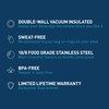 Takeya Actives Insulated Stainless Water Bottle with Insulated Spout Lid,