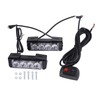 24W 12V 8LED Strobe Lights Bar High Brightness Warning Caution