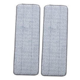 SAFIGLE 2Pcs Microfiber Mop Replacement Pads Reusable Household Cleaning Cloths for Multi Surface Floor Cleaning Durable Machine Washable for Dust and Dirt Removal