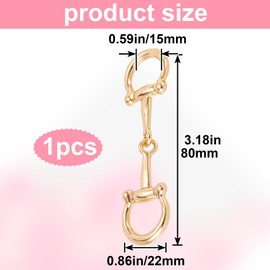 SmallCat Scarf Ring Clips Buckles for Women, Wide Band Chunky Chain Scarf Clasp, Alloy Tie Buckle Accessories for Shawls Scarves Clothes- Gold