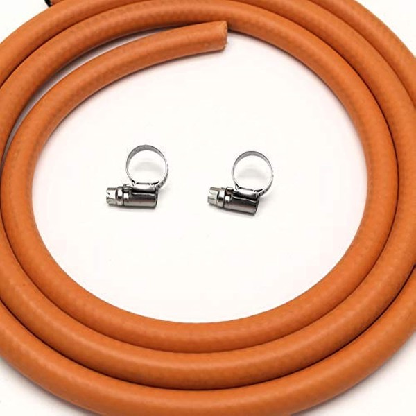 Huddersfield Gas 2m Butane/propane LPG Gas Hose 8mm internal bore