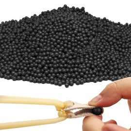 Mud Ball, 500 g Hard Clay Ball, 9 mm Mud Pill, Shooting Discs, Practice Mud Ball, Slingshot Lover, Black