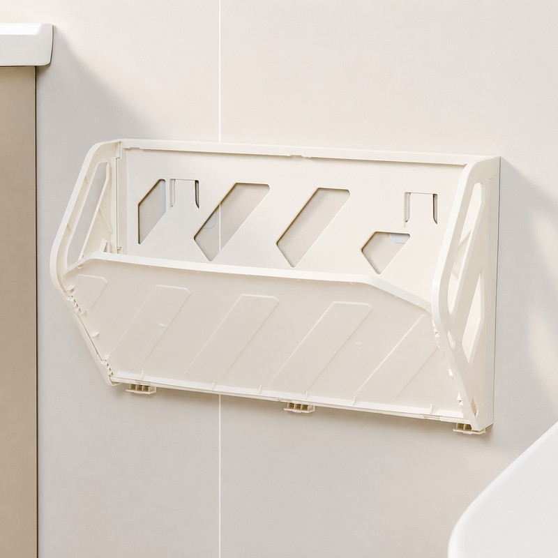 Wall Mounted Shoe Rack for Space Saving – Foldable Hidden