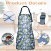cobee 2 Pcs Aprons For Women with Pockets, Waterproof Apron