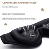 100% Blackout Sleep Masks for Women & Men, Ergonomic Design