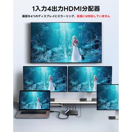 NEWCARE HDMI Splitter 4K 1 Input 4 Output