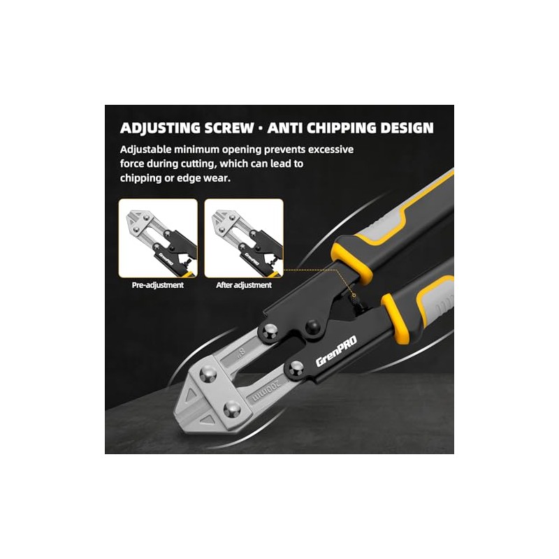 GRENPRO Wire Cutters Heavy Duty 8 Inch, Mini Bolt Cutter