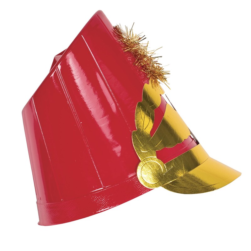 Beistle 66135-R 12-Piece Plastic Drum Major Hats