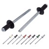 Pack of 100 Painted Blind Rivets 4.0 x 10 mm,