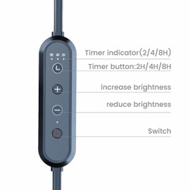 Dimming and Heating Lamps for Melting Wax, Adjustable switches for Table Lamps, dimmers for Heating and Heating Lamps for pet Reproduction 调光开关 (Black)