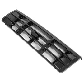 KUAFU Grille Compatible with 1992-1997 Ford Bronco F-150 F-250 F-350 HD Replacement for F6TZ-8200-AAA FO1200172 104-01450A Front Bumper Grill Assembly ABS Plastic Black