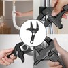 Wide Jaw Adjustable Spanner, Alloy Material 6-68mm Opening Adjustable Wrench,