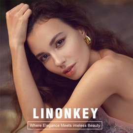 ZKSXOA 2 Pairs Chunky Gold Hoop Earrings Set Gold Drop Earrings Hypoallergenic Tear Drop Earrings Lightweight Waterdrop Earrings for Women Girls,Gold,Silver