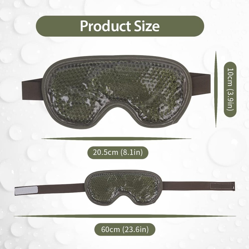 NEWGO Hot Eye Mask Cordless Cooling Eye Mask for Hot