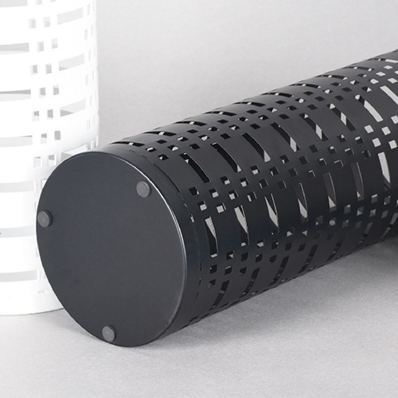 Umbrella Holder Rustproof Waterproof Space Saving Fashionable Hollow Round Metal