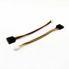 Unbranded Mini 4pin Floppy FDD Female (SP4) to SATA 15pin