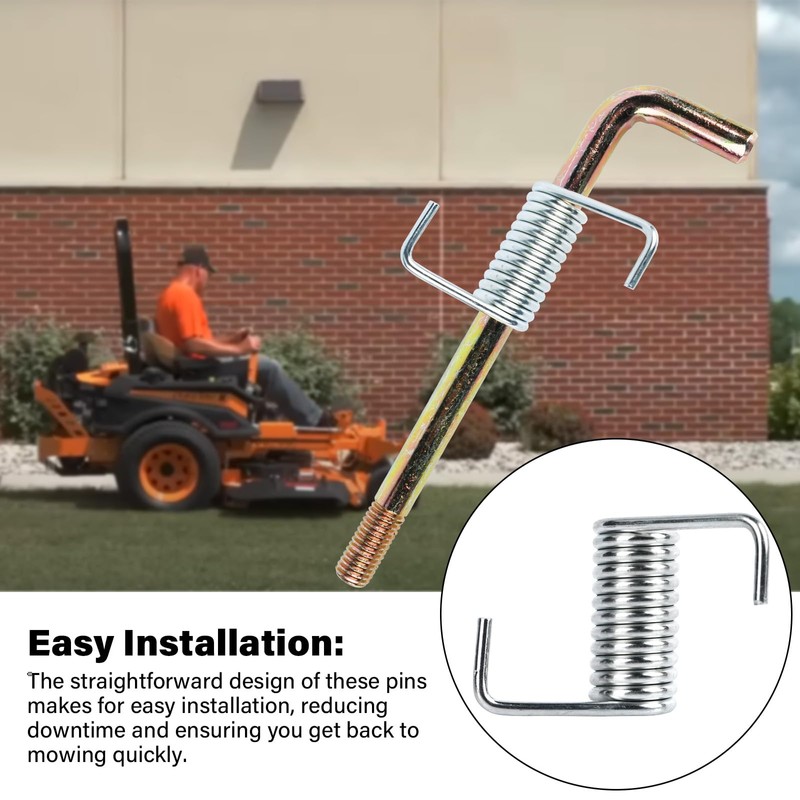 Ameri Mower Pin & Spring 604346 604331 for Hustler Mower