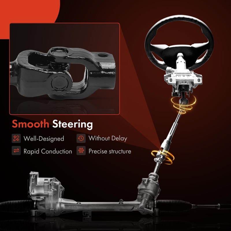 A-Premium Lower Intermediate Steering Shaft Steering Column Shaft Compatible with