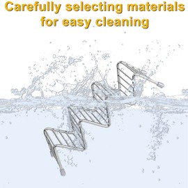 MEKBOK Taco Holders set of 3,Stainless Steel Taco Shell Holder Stand,Taco Tray Plates for Taco Bar Gifts Accessories,Holds 4 Tacos Each,Oven Safe for Baking, Dishwa sher and Grill Safe