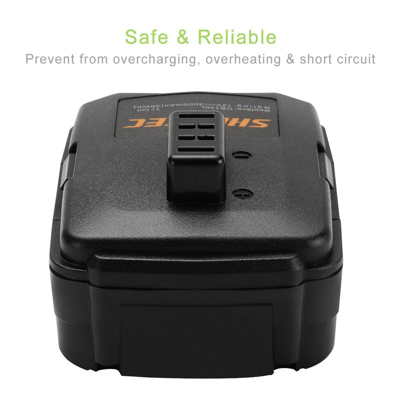 Shentec 2-Pack 3.0Ah 12V Battery Compatible with RYOBI CB120L CB121L