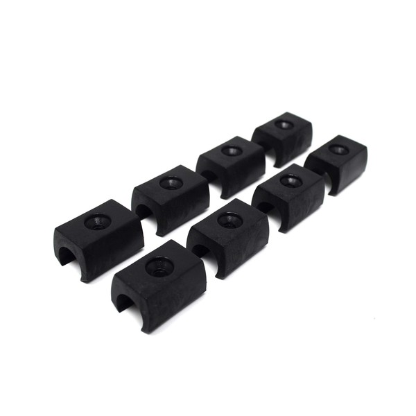 Design61 Clamping Shell Glides Set of 8 Chair Glides Floor