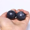 Pelotas de ejercicio de mármol de color gris oscuro para