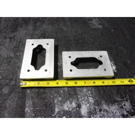 Ben Douglas Foundry .com 4x6 Post Base Column Base Plinth Heavy Duty Aluminum  Free Shipping Package of 2