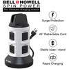 Bell+Howell Spin Power Strip Tower Surge Protector - 4 Outlets,