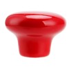 SINJEUN 32 Pack Red Ceramic Cabinet Knobs, 1.25x0.9 Inch Round