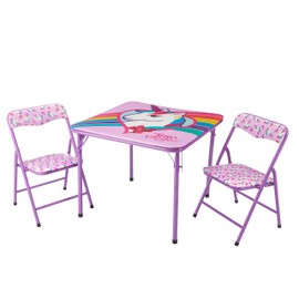 Idea Nuova Jojo Nickelodeon Siwa 3Piece Table Set with 2 Folding Chairs & 1 Table, Ages 3+