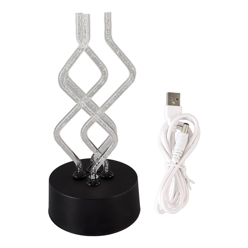 Bubble Color Changing LED Table Lamp Dancing Rotary Stick Lamp