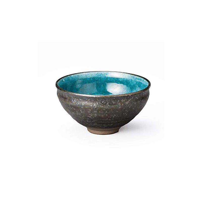 Mino Yaki Y1520 Matcha Bowl by Takase, Approx. 5.1 inches