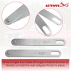 AUTOVIC Truck Tailgate Strap Hinges for 1972-1993 Dodge Ram W150