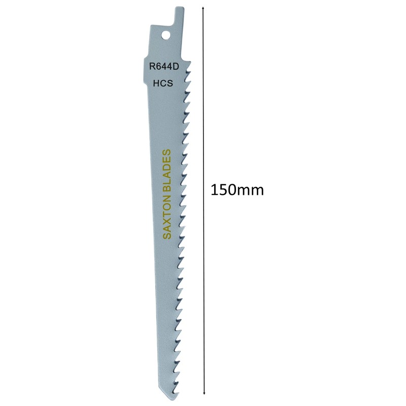 5x Saxton Blades 150mm Reciprocating Sabre Saw Wood Blades R644D