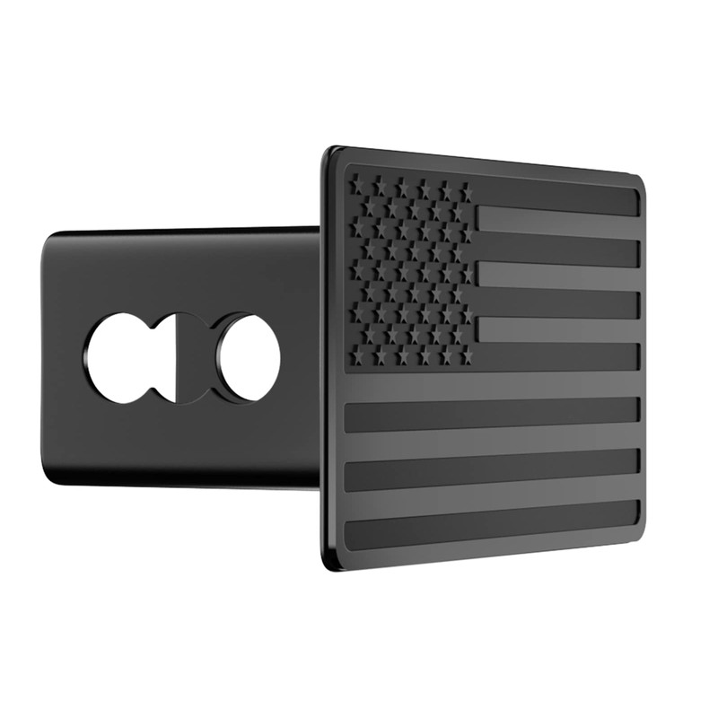 TOEASYTY Trailer Hitch Cover for 2 Inch Receivers, Heavy Metal