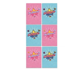 Eid Cards for Kids, Eid Mubarak Cards 6 Multi-pack Eid Cards Boys Girls (design no 6 'Eid Super Hero')
