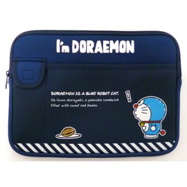 K Company CTK1-IDR-NV Tablet Case, Im Doraemon, Navy, Multi Case Specifications
