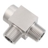 Yoebor Stainless Steel 304 Pipe Fitting Female Run Tee, 1/4"