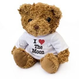 Big Red Egg I LOVE THE MOON - Teddy Bear - Cute Soft Cuddly Adorable - Gift Present