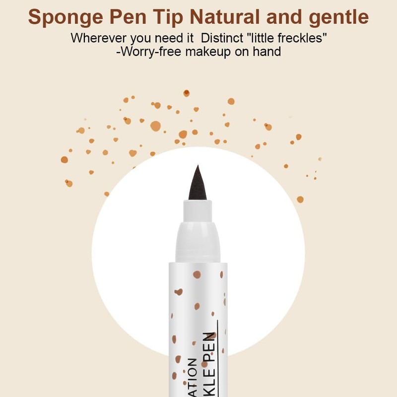 Natural-Looking Freckle Pen - Waterproof, Long-Lasting, Easy to Use for