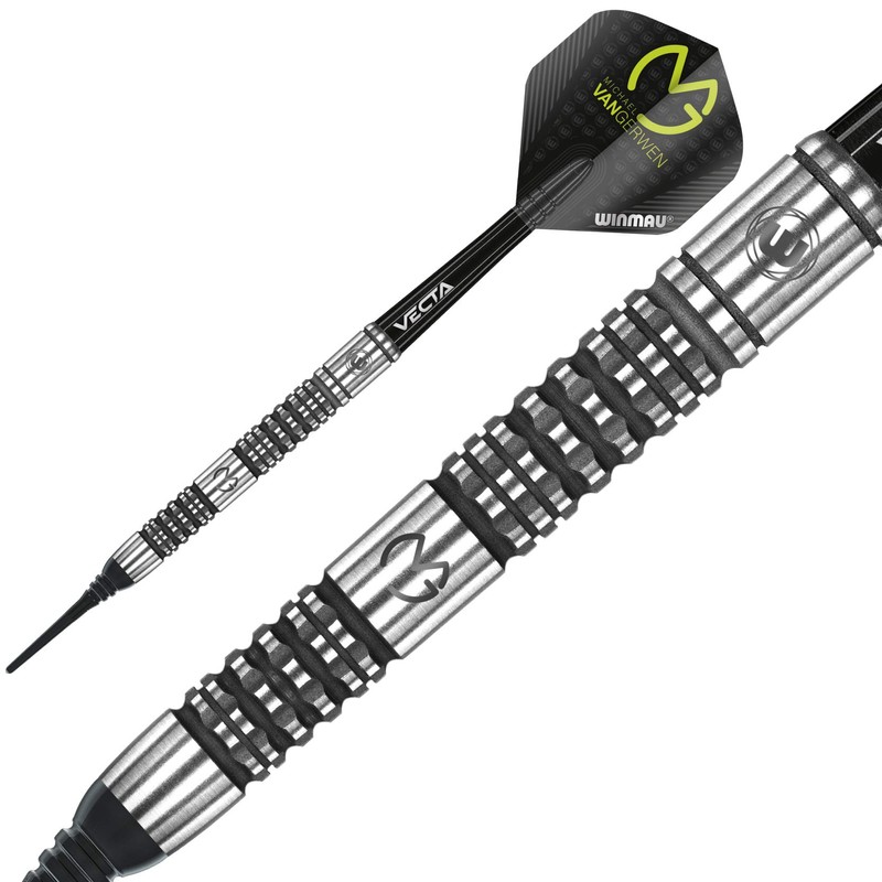 WINMAU Michael van Gerwen MvG Absolute Tungsten Softip Darts Set
