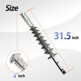 kerlista Replacement Parts .24-inch Hedge Trimmer Blade Assembly Compatible with Stihl HS81 HS81R HS81RC HS81T HS82T HS82R P/N 4237 710 6051