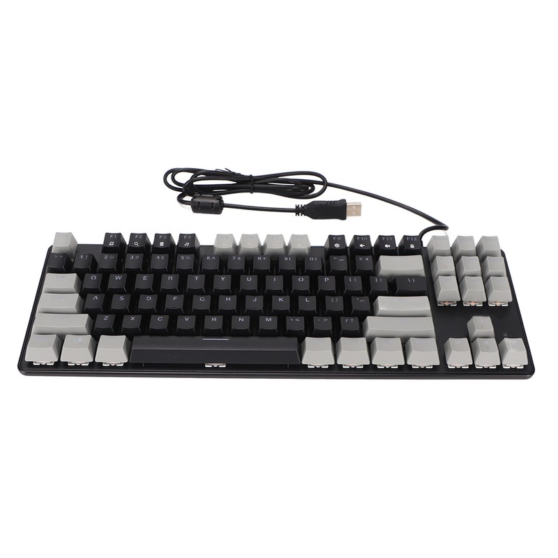 87 Key Mechanical Keyboard RGB Backlight Blue Switch Quick Response
