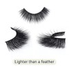 Angle Lucky 5 Pairs 3D Mink Eyelashes Faux Cross Fluffy