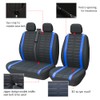 TOYOUN Van Seat Covers, 3D Stripe Print, Universal Fit for